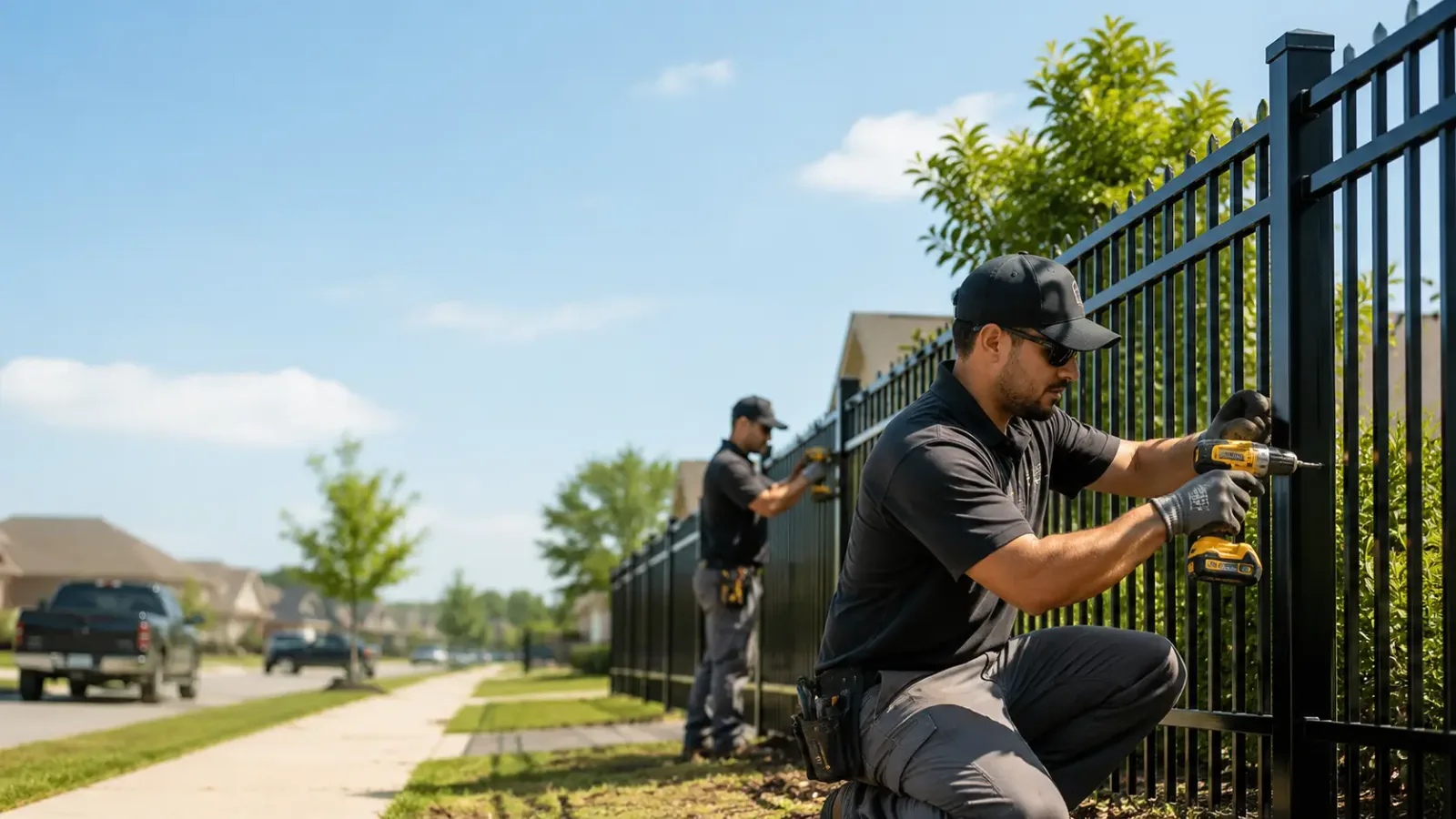 Metal Fence Installation in Wales, MA